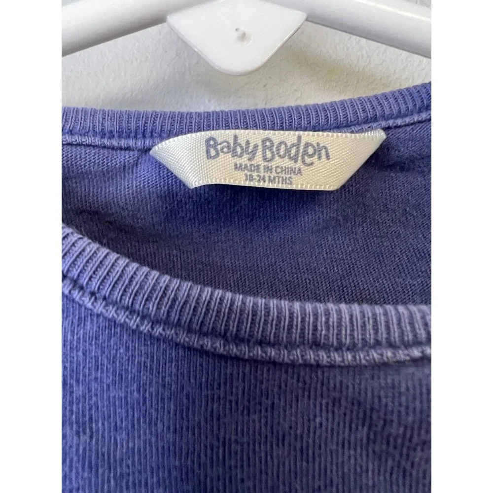 Boys Baby Boden Bear Shirt - Size 18 to 24 Months - Picture 2 of 4